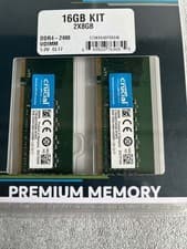 Image of CRUCIAL 16gb (2 x 8gb) DDR4-2400 UDIMM 1.2v CL17