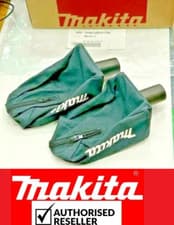 Image of 2x Genuine Makita Dust Bag 140115-2 For 1/3 Sheet Sander BO3710 BO3711