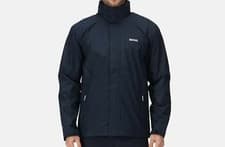 Image of Regatta Mens Matt Waterproof Jacket Navy