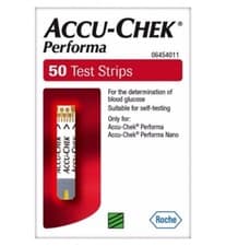 Image of Accu-Chek PERFORMA OF 4 boxes (50 STRIPS PER BOX )=200 GLUCOSE TESTING STRIPS