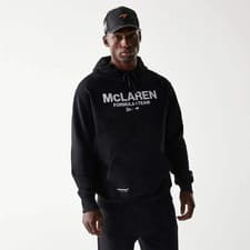 Image of McLaren Racing Wordmark Oversize Hoody Black