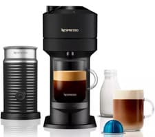Image of Nespresso Coffee Machine Vertuo Next with Aeroccino 3 Milk Frother.