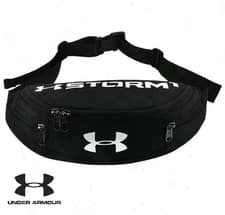 Image of Black Under Armour Waist Pack: Bum Belt Hip Bag Versatile Crossbody Style
