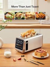 Image of Keenstone 4-Slice Toaster Digital Smart with Touchscreen Memory Function