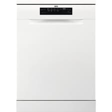 Image of AEG FFB75727PW Full Size Dishwasher Freestanding in White