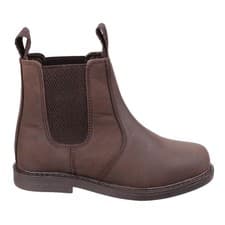 Image of Cotswold Camberwell Junior Childs Fashion Casual Smart Ankle Boots Brown