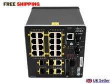 Image of Cisco IE-2000-16TC-G-E Industrial Switch 16FE 2GE 2GE SFP/T and 2FE SFP NEW