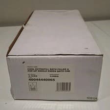 Image of Pressfill Bathstore Overflow Bath Filler Bath Waste Pop Up Single Ended Chr New