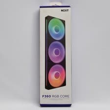 Image of NZXT F360 RGB Core 360mm Single-Frame Triple Fan Unit - New