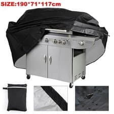 Image of EXTRA LARGE BBQ COVER WATERPROOF GARDEN BARBECUE GRILL 6 Burner GAS PROTECTOR UK