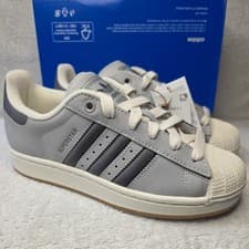 Image of Adidas Superstar II Rare Womens Juniors UK 5 - Grey Black White JP9440 #7355