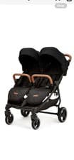 Image of Ickle Bubba Venus Max Double Pushchair - Black (16-004-200-003)