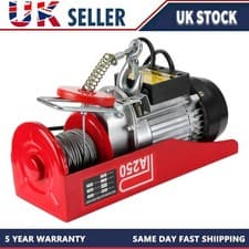 Image of Winches Electric Hoist 250KG Remote Control Gantry Crane Lifting For Workshop UK