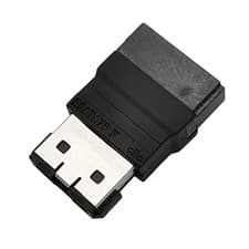Image of Male Port to eSATA Female Solid Disk Internal To External 7P Hard Drive Adapter