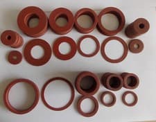 Image of Red Fibre Washers Great range to choose from - Metric & Imperial Sizes UK Made