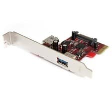 Image of StarTech 2 port PCI Express SuperSpeed USB 3.0 Card with UASP Support - 1 Int...