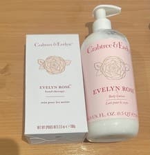 Image of Crabtree & Evelyn - EVELYN ROSE Body Lotion & Hand Therapy