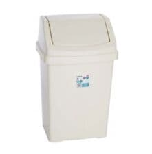 Image of PLASTIC SWING TOP BIN WASTE 8L 15L 25L 50L RUBBISH DUST HOME KITCHEN OFFICE