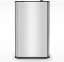 Image of Tower Ozone Sensor Bin, Large 60L, Hands Free Opening, Carbon Filter, Stainless