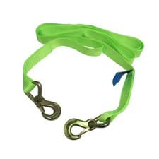 Image of Heavy Duty Recovery Tow Strap 5 Ton 4M with Hooks (Hi Vis Towing Rope Pull)