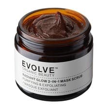 Image of Evolve Organic Beauty - Natural Radiant Glow 2-in-1 Mask Scrub | Small-Batch, Ve