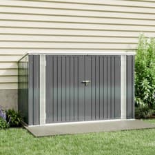 Image of Large Garden Lockable Storage Bike Tool Sheds Box Outdoor Garbage Bin Shed XL UK