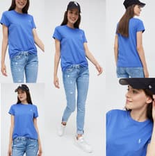 Image of Polo Ralph Lauren T-shirt Regular Fit Cotton Pony Shirt Top Luxury Blouse New XS