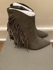 Image of Women Ankle Boots - All Saints Tassel ankle Boots