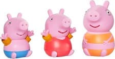 Image of TOMY Toomies Peppa Pig, Mummy & George Bath Squirters, Baby Kids Water Play Toys