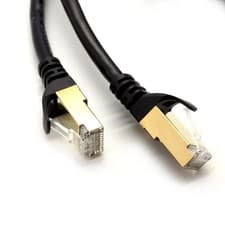 Image of Ethernet Cable RJ45 Cat8 40GBPS Network Gold Super Fast LAN Lead SSTP Patch LOT