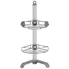 Image of Corner Shower Caddy Stainless Steel Anodized Aluminum simplehuman