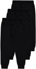 Image of 3x Boys Girls Joggers Jogging Bottom Cotton Casual Pants Unisex Adults Sizes