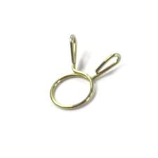 Image of Hose/Pipe Clip 12-15mm Hose Clip Black Front Metal HSCLP071 Easy Installation