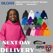 Image of Gildan Kids Heavy Blend™ Hooded Sweatshirt NEXT DAY DELIVERY