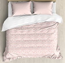 Image of Damask Duvet Cover Set Detailed Intricate Botanical