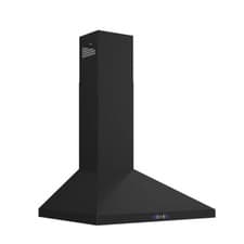 Image of Viceroy H920xW598xD470 Black Chimney Cooker Hood