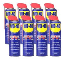 Image of WD-40 X8 Multi-Use Smart Straw 450ml Spray Aerosol Can Clean Rust Lubricant WD40