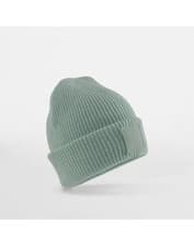 Image of Beechfield Kids Cuff Tonal Patch Wide Cuffed Beanie
