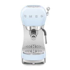 Image of Smeg ECF02PBUK Espresso Coffee Machine Pastel Blue 15 Bar Brand New