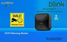 Image of Blink Outdoor 1080p HD Wireless Add-On Security Camera - 2 Year Warranty + CCTV