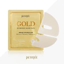Image of [PETITFEE] Gold Hydrogel Mask Pack - 1pack (5pcs) / Free Gift