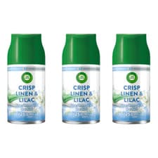Image of Air Wick Freshmatic Max Air Freshener Refill Crisp Linen and Lilac 250ml x 3