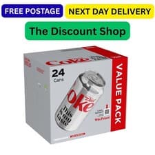 Image of Diet Coke Can Cola, Box 330 ml (Pack of 24)