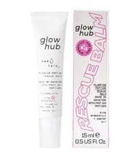 Image of Glow Hub Pep Talk Lip Plumping Peptide Rescue Balm Castor Oil Grapefruit 15ml