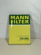 Image of MANN-FILTER CUK 2862 Cabin Air Filter 280x206x30mm Activated Carbon Pollen