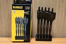 Image of Dewalt DT70832 5 Piece Extreme Flatwood Mix Bar And Bits Set 18,20,22,25,32mm