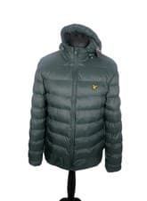 Image of Lyle Scott Lightweight Puffer Jacket Green Full Zip Mens Large See Details New