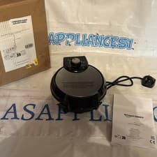 Image of Belgian Waffle Maker With 8inch (20cm) Non Stick Coated Plate - New (damaged box