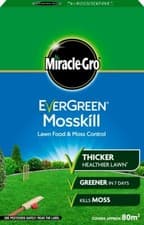 Image of Miracle Gro Evergreen Thicker Lawn Food Grass Feed Weed & Moss Killer 80m2