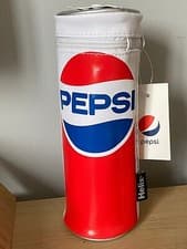 Image of Rare NEW Pepsi Can Style Pencil Case Retro Vintage Style - Vinyl